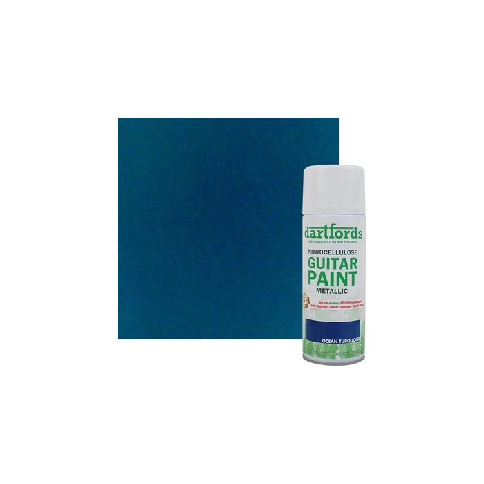 Dartfords Metallic Cellulose Paint Ocean Turquoise - 400ml aerosol
