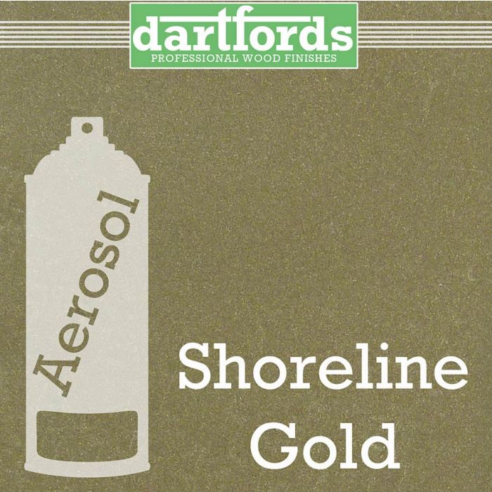 Dartfords Metallic Cellulose Paint Shoreline Gold - 400ml aerosol