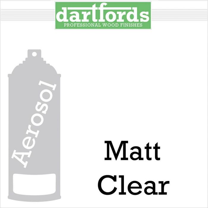 Dartfords Nitrocellulose Lacquer Matt Clear - 400ml aerosol