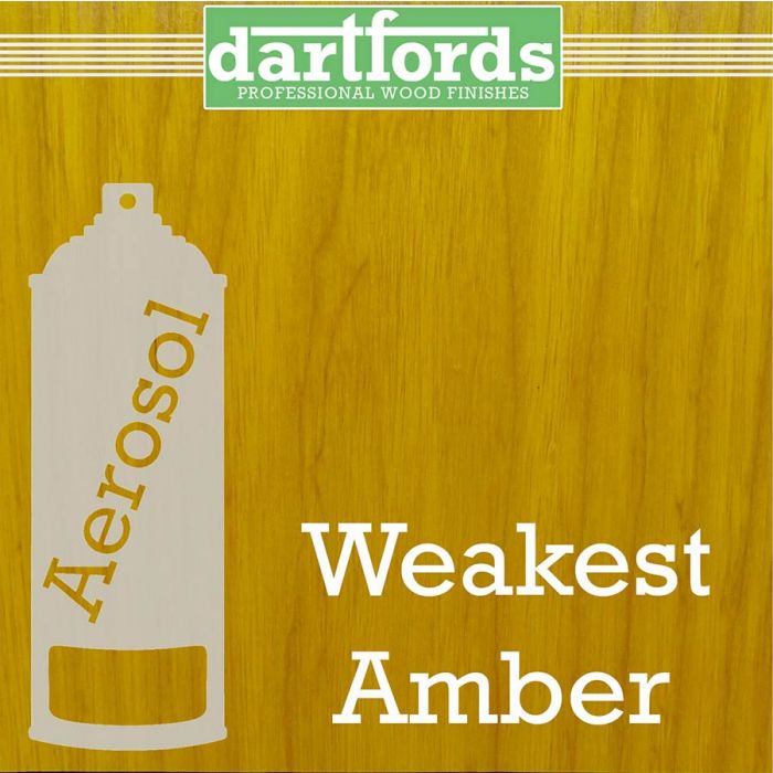 Dartfords Nitrocellulose Lacquer Weakest Amber - 400ml aerosol