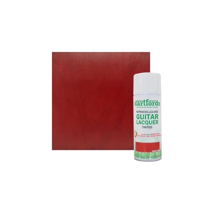 Dartfords Nitrocellulose Lacquer Wine Red - 400ml aerosol