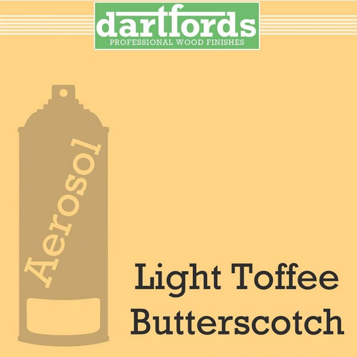 Dartfords Pigmented Nitrocellulose Lacquer Toffee Light Butterscotch - 400ml aerosol