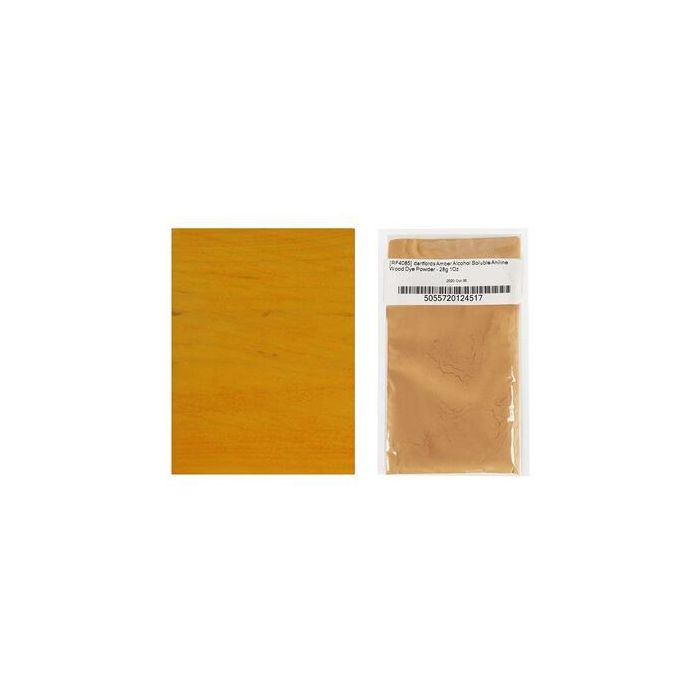 Dartfords Alcohol Soluble Aniline Dye Amber - 28gr (enough for approx 2L of dye)