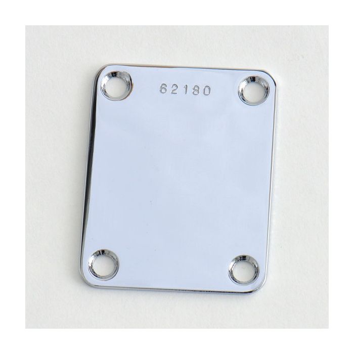 Neck plate 4 gaten Serienr Chrome
