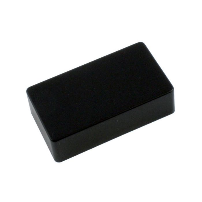 PC-0303-023 Humbucking Pickup Covers No Holes Black Plastic