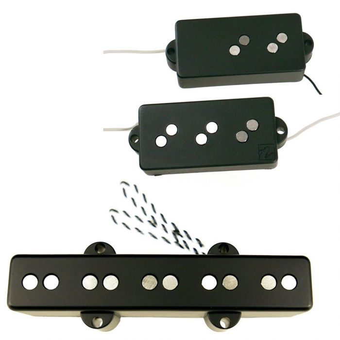Bass Pickups Set - NP5V + NJ5 - Single Coil