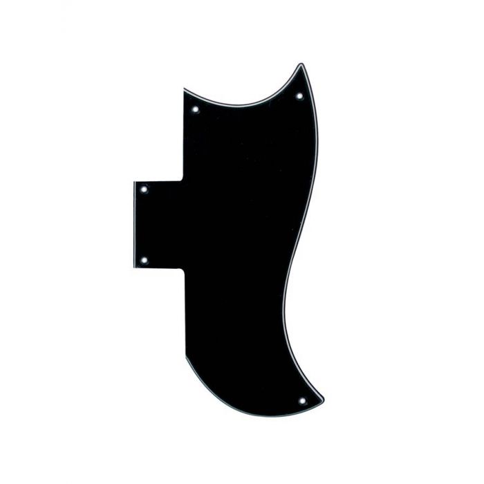 Pickguard SG-model, 3 ply, black