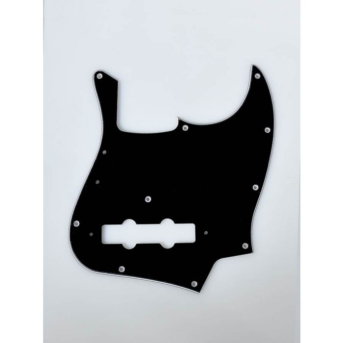 Fender Genuine Replacement Part pickguard '75 Jazz Bass 11 screw holes 3-ply black 