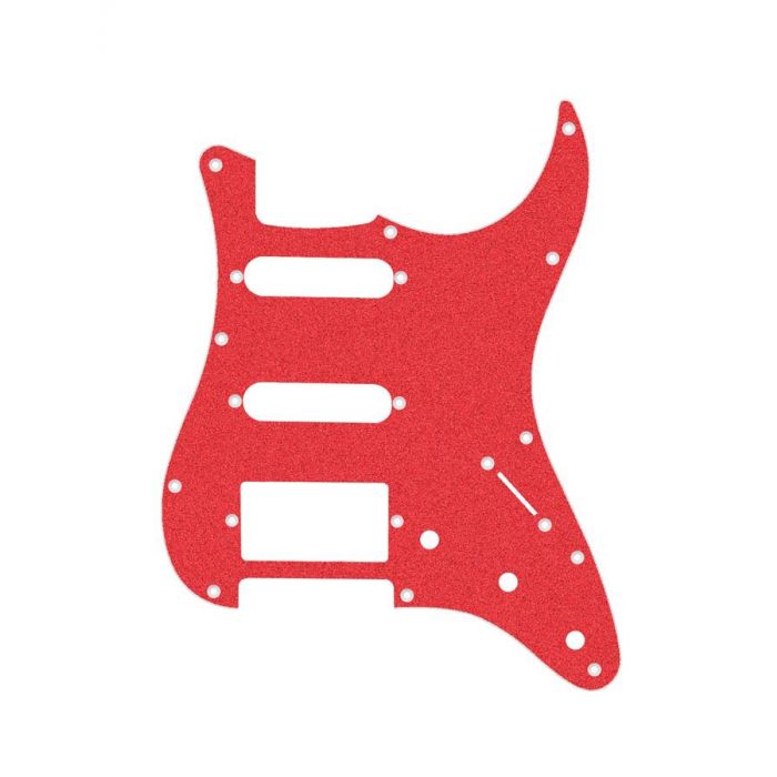 Pickguard Strat, 3 ply, sparkling red, SSH