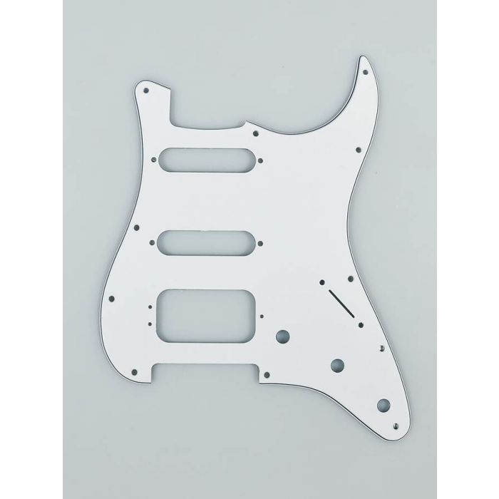Fender Genuine Replacement Part pickguard Standard Strat HSS 11 screw holes 3-ply white 