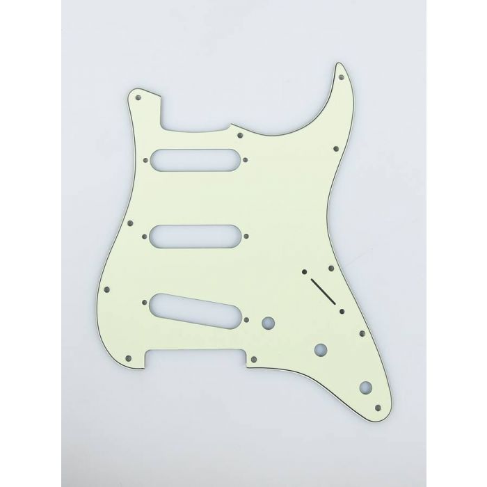 Fender Genuine Replacement Part pickguard Strat SSS 11 screw holes 3-ply mint green 