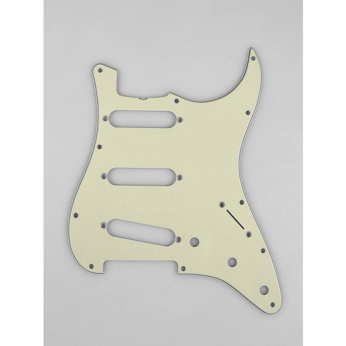 Fender Genuine Replacement Part pickguard '62 Vintage Strat SSS 11 screw holes 3-ply mint green 