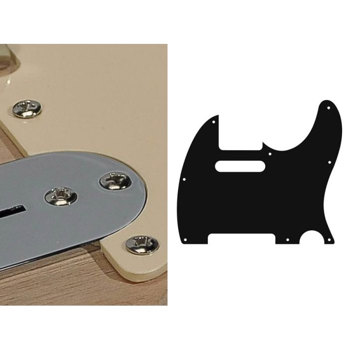 Pickguard Tele, 1 ply, cream, standard