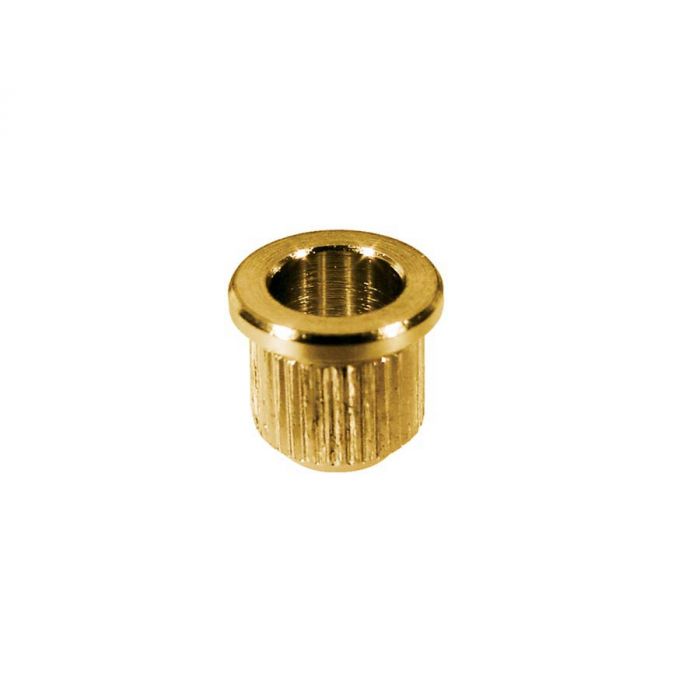 Snaarbus, goud, Tele, 8,3mm diameter x 9mm, 6-pack