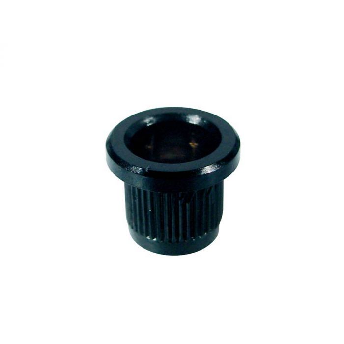 Snaarbus, zwart, voor bass gitaar, 9.6mm diameter x 11,5mm, 4-pack