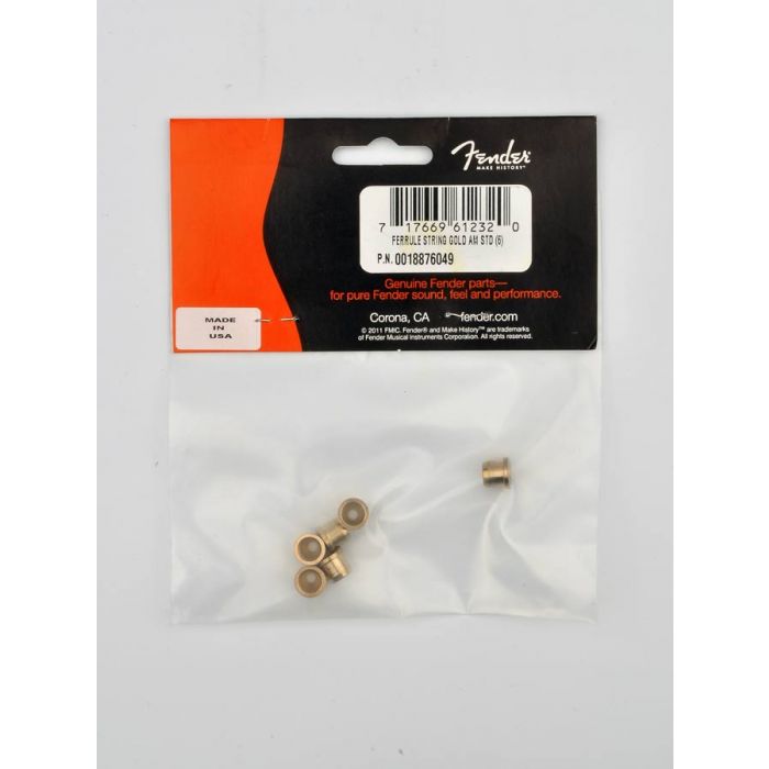 Fender Genuine Replacement Part string ferrules Tele gold set of 6 