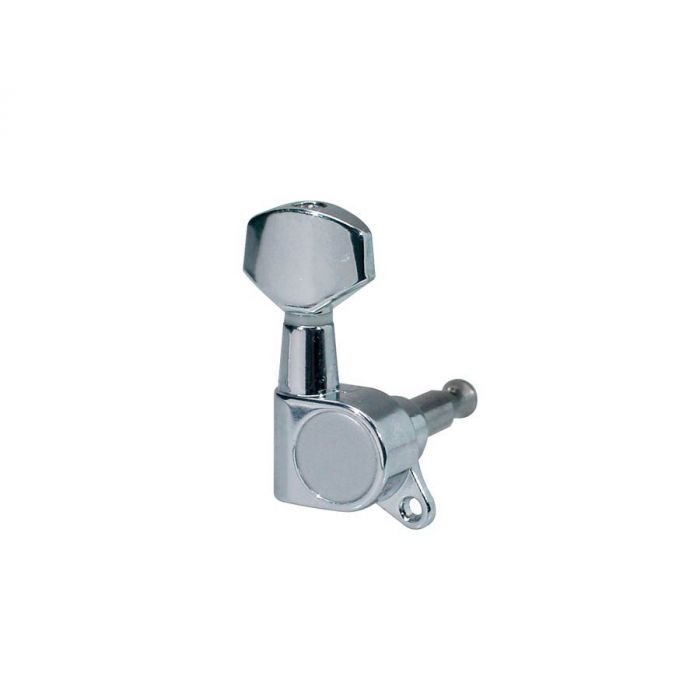Stemmechanieken voor gitaar, die cast, 6x links, small, chroom