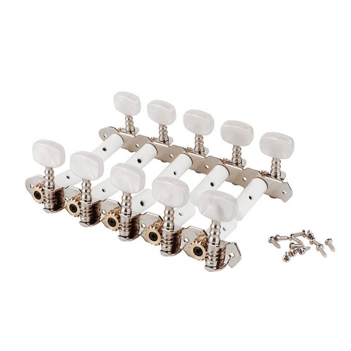 Stemmechanieken voor 10-snarige gitaar, nylon as, 100mm, plastic knoppen