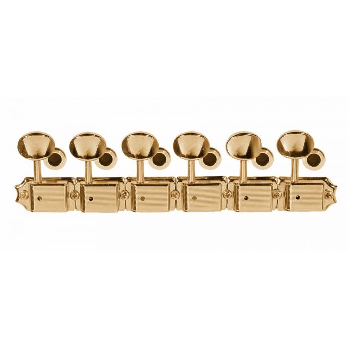Fender Genuine Replacement Part machine heads vintage Kluson style strat/tele mounting materials included gold set of 6 