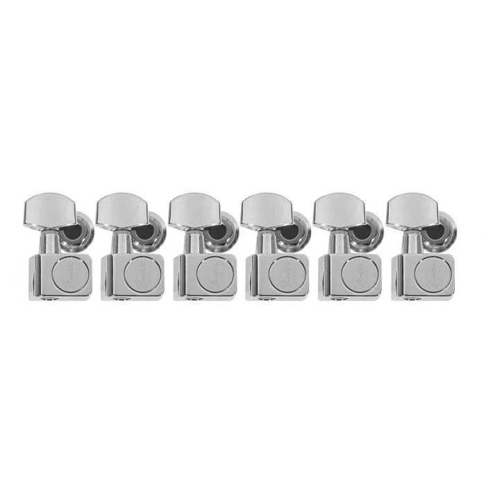 Fender Genuine Replacement Part machine heads American Standard 2 guide pins chrome set of 6 