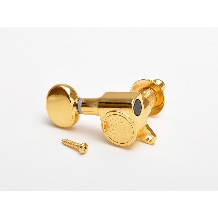 Kluson Roundbacks Ovaal 6 Rechts Gold