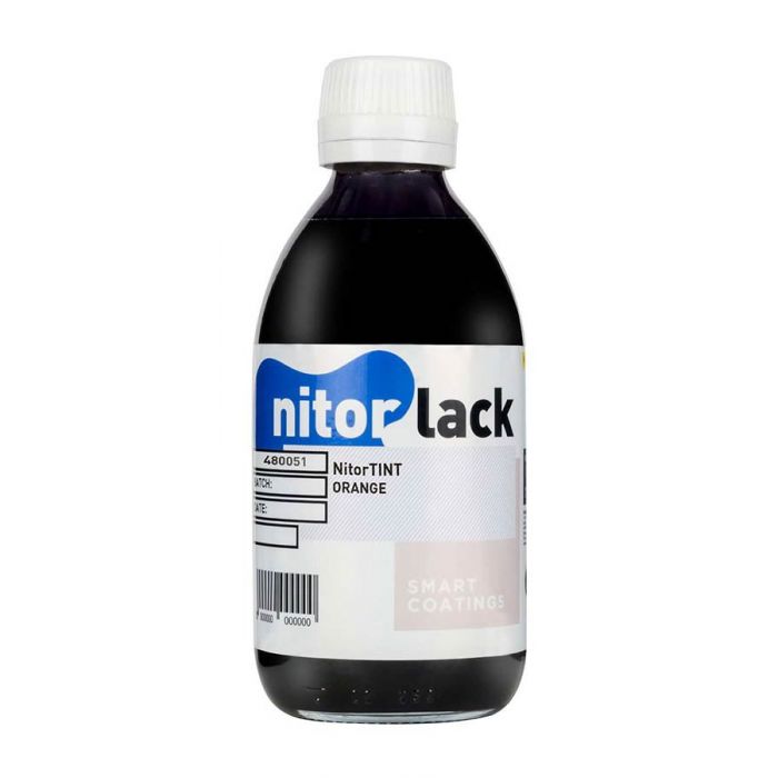 NitorLACK NitorTINT dye orange - 250ml bottle