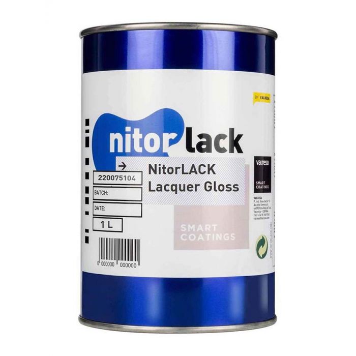 NitorLACK nitrocellulose paint gloss clear - 1L can