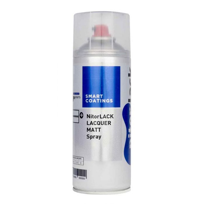 NitorLACK nitrocellulose paint matte clear - 400ml aerosol
