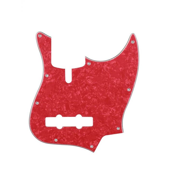 Boston pickguard, Sire Marcus Miller V-series 5-string, 3 ply, pearl red