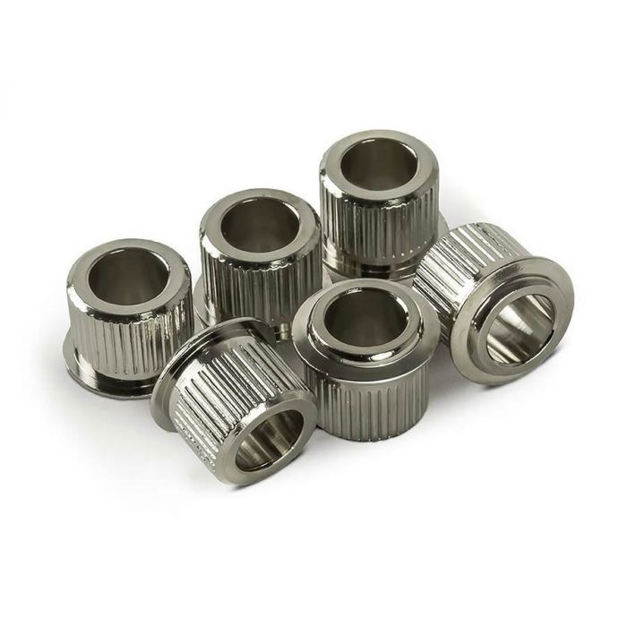 Hosco Japan conversion bushings, nickel, round top, 6 pcs