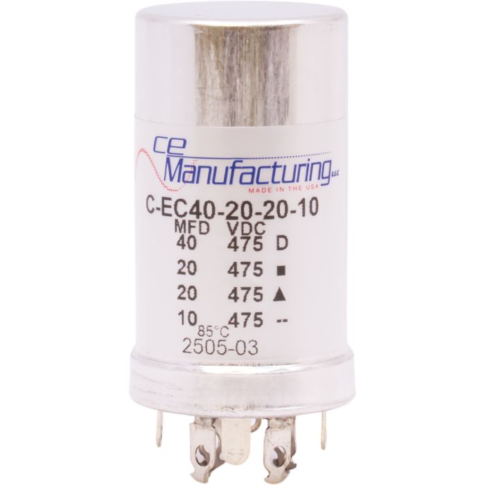 CE Mfg., 475V, 40/20/20/10µF