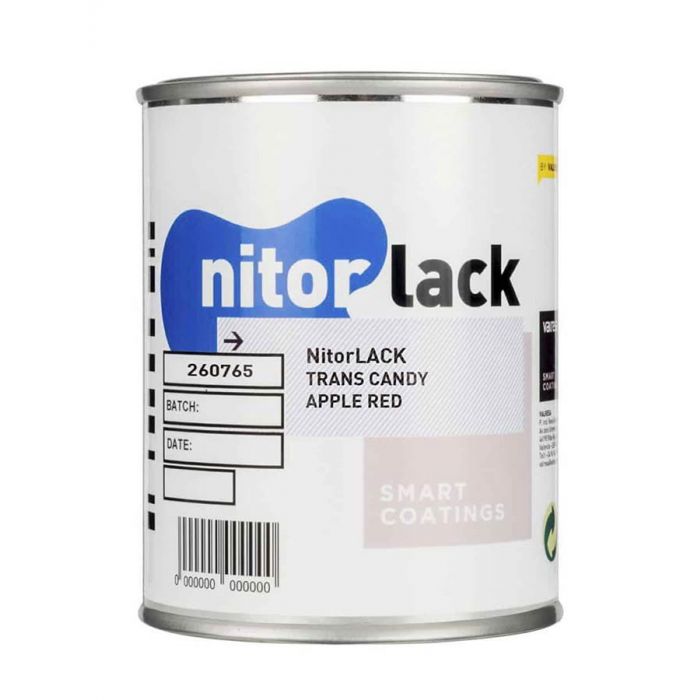 NitorLACK trans candy apple red - 500ml can