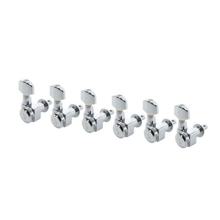 Schaller Original F-Series machine heads 6L with small metal pegs, nickel