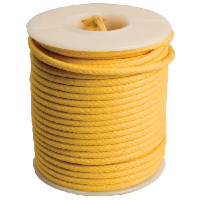 Vintage Cloth Wire 20AWG solid, yellow