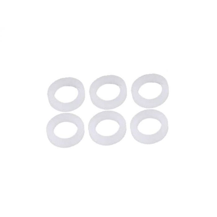 Boston machine head washer, nylon, 1.5mm thickness, outer diam 6.3mm, inner diam 3.9mm, 6pcs
