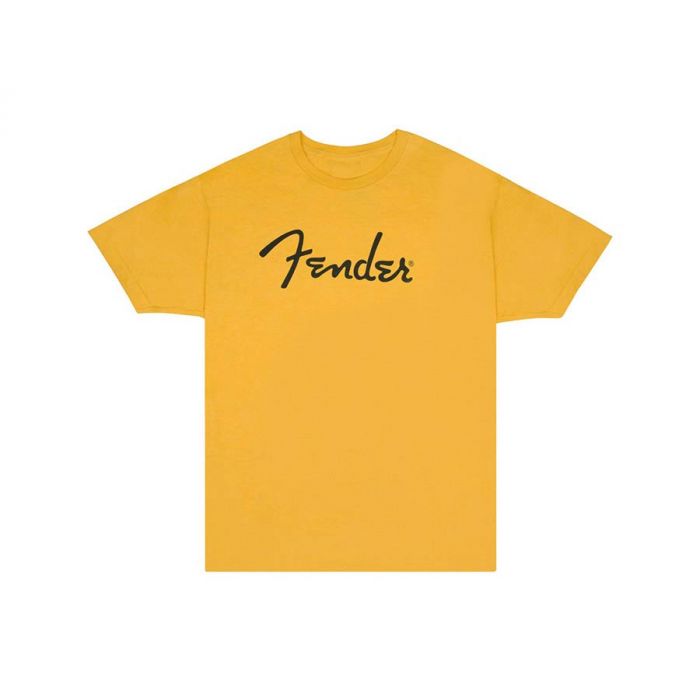 Fender Clothing T-Shirts spaghetti logo t-shirt, butterscotch, L