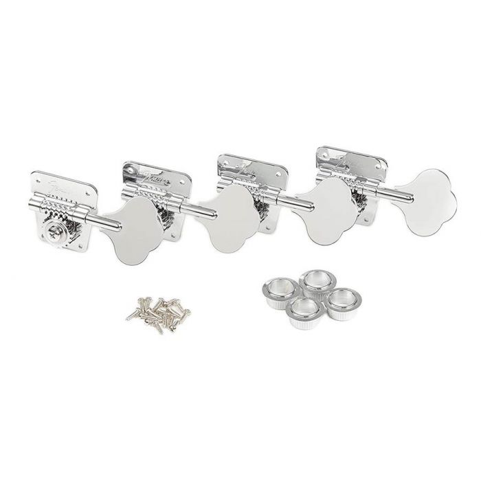 Fender Genuine Replacement Part Pure Vintage bass machine heads, 70's, nickel/chrome, set of 4