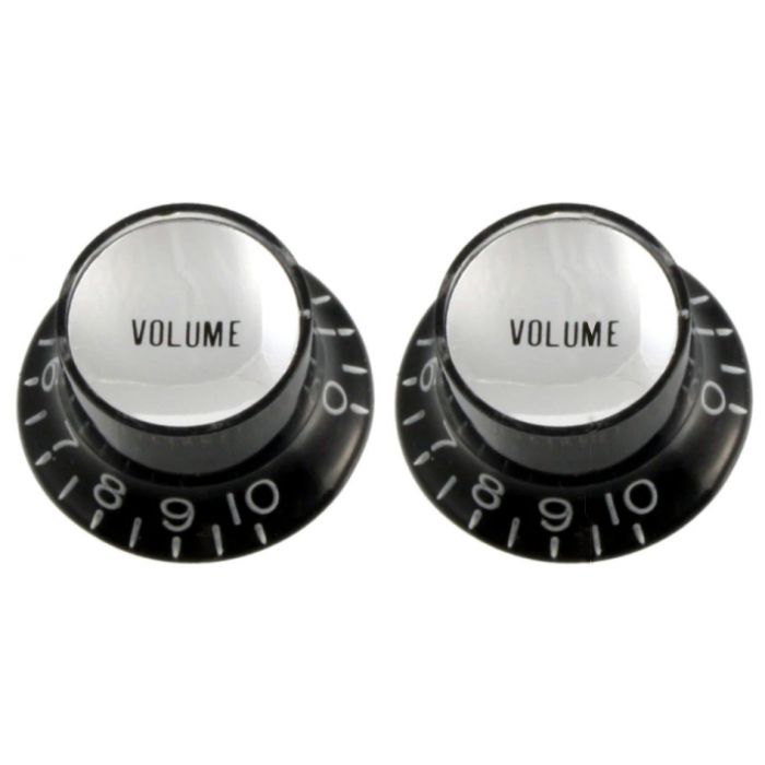 Allparts PK 0184-023 Refl. Knob Vol.(2) sch.
