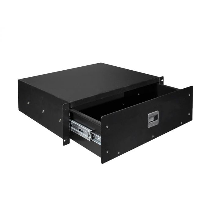 19 inch rack drawer 3HE with lift lock