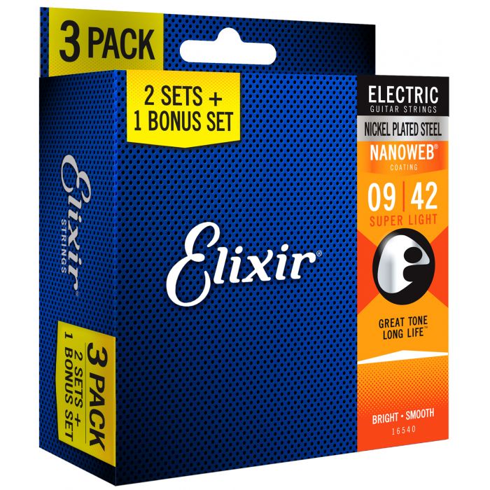 Elixir 16540 3/2 Electric Nano 009/042 