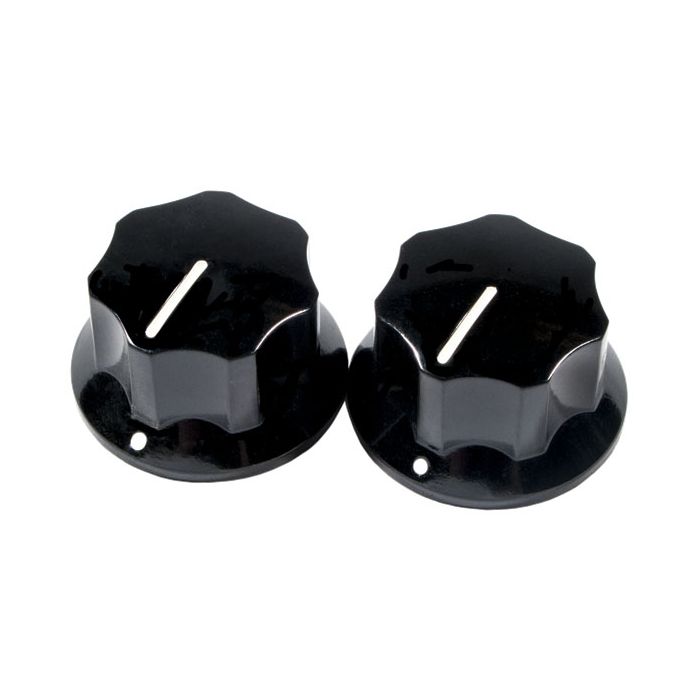 Fender® 65 Jaguar® Pot Knobs black (2)