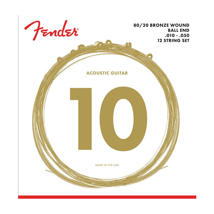 Fender® 70-12L Ac. Guitar Str. 010/050
