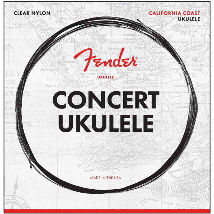 FenderĀ® 90C Concert Ukulele String Set