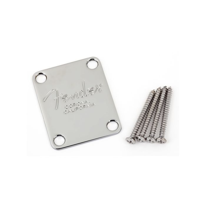 FenderĀ® Am. Series 4-bolt Bass Neckplate