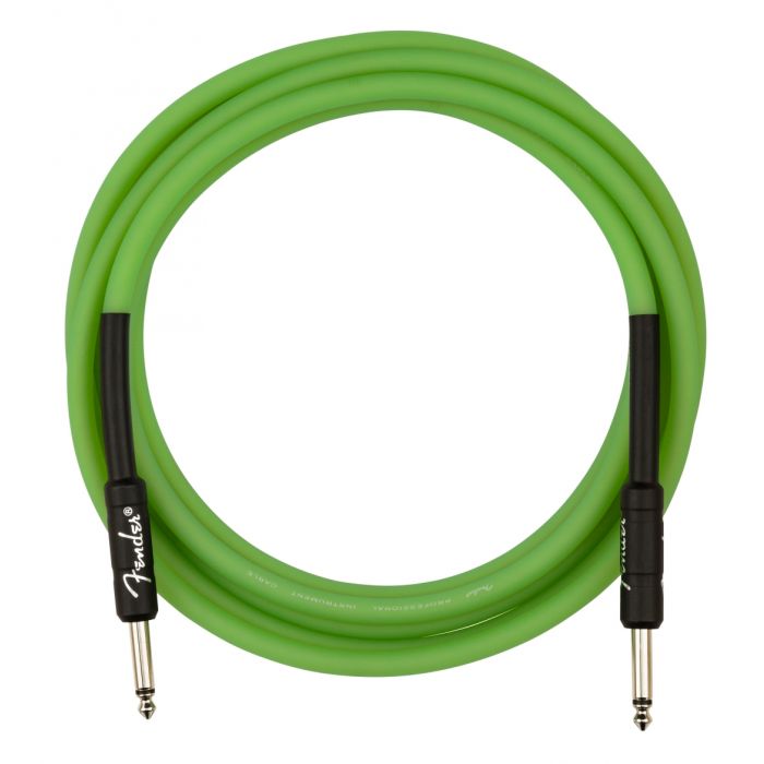 Fender® Glow in the dark Kabel green 3m 
