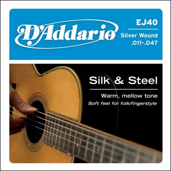 D'Addario Silk & Steel snarenset akoestisch