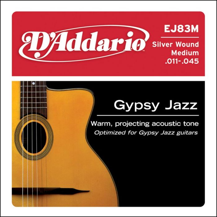 D'Addario Gypsy Jazz snarenset akoestisch