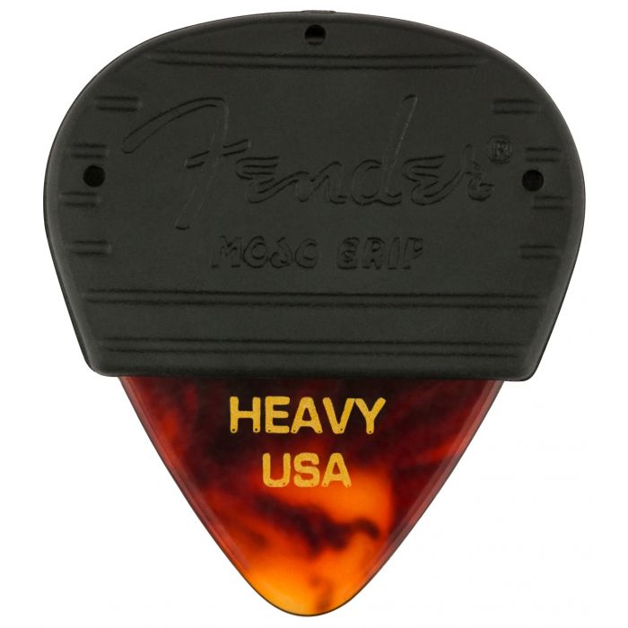 Fender® Mojo Grip Tortoise Pick hvy. (3)