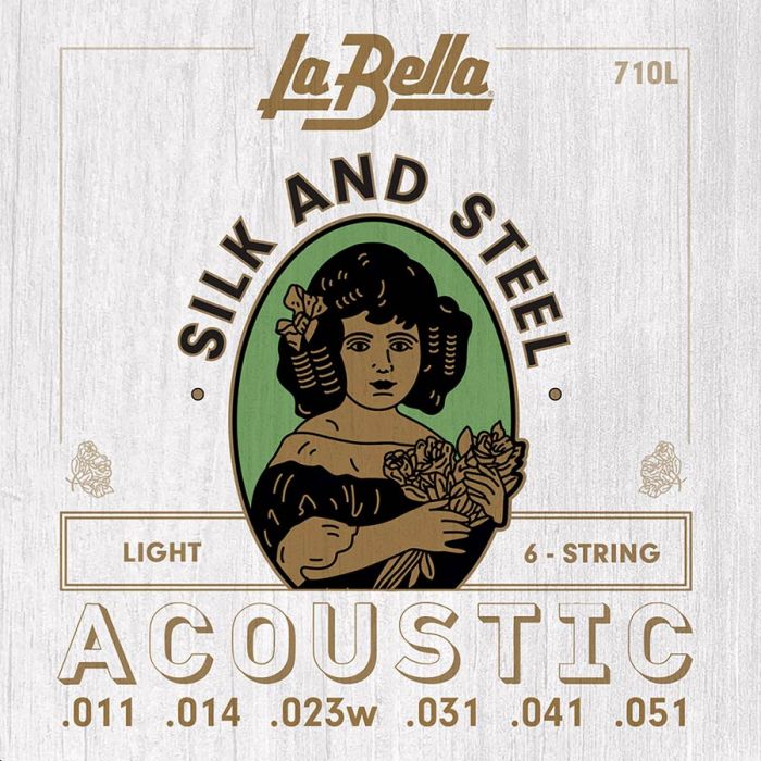 LaBella Silk & Steel snarenset akoestisch, light, 011-014-023-031-041-051