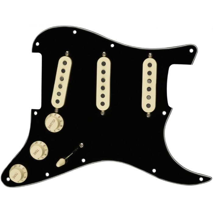Fender® Prewired PG Strat® TexMex black 